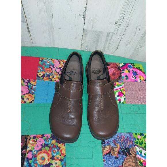 Abeo Slip On Loafer Brown Leather Smart System Comfort 3540 Size 8.5 - Picture 3 of 10